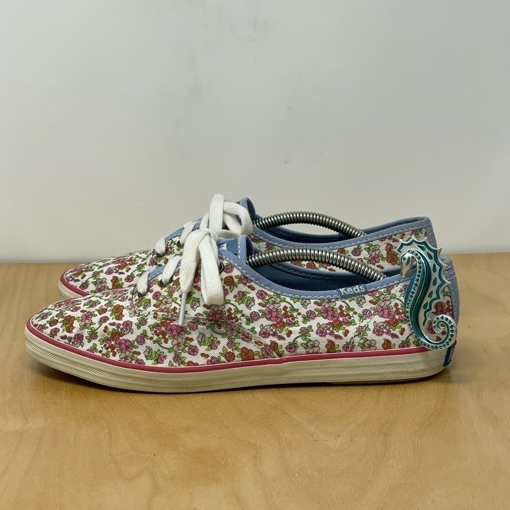 KEDS Floral Pattern Lace Up Sneakers Size 7.5